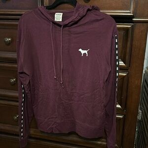 pink victoria secret sweatshirt